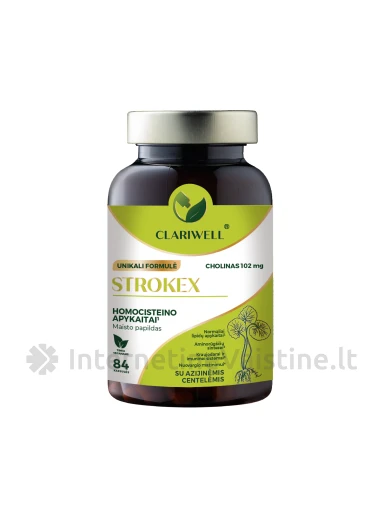 CLARIWELL STROKEX, 84 kapsulės, 84 vnt. | internetinevaistine.lt