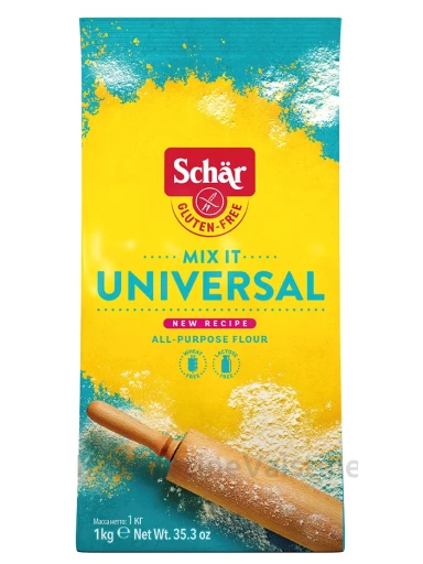 Schär MIX IT! NEW RECIPE - universalus miltų mišinys be glitimo, 1kg | internetinevaistine.lt