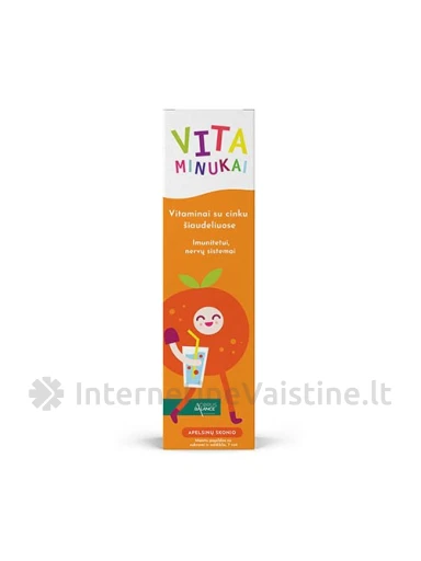 ACORUS BALANCE VITAMINUKAI vitaminai su cinku, apelsinų sk., 6g N7, 7 vnt. | internetinevaistine.lt