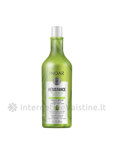 INOAR Resistance Fibra de Bambu kondicion. stiprin. plauk., 1000 ml, Vnt | internetinevaistine.lt