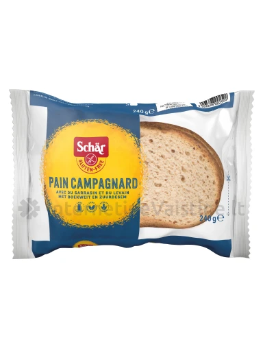 Schär PAN CAMPAGNARD - raikyta duona be glitimo, 240g | internetinevaistine.lt