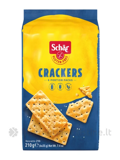 Schär CRACKERS – krekeriai be glitimo, 210g | internetinevaistine.lt