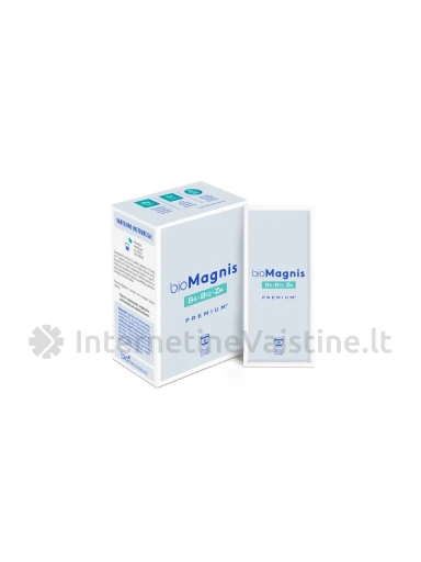 bioMagnis B6 premium, 20 pakelių | internetinevaistine.lt