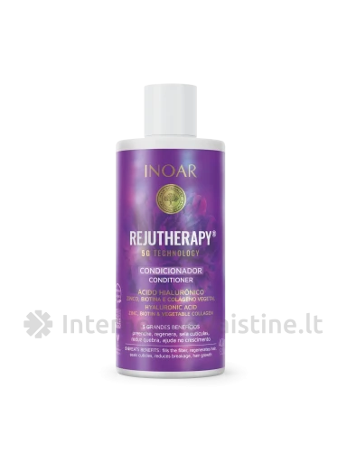 INOAR Rejutherapy kondicion. regener. pažeist. plauk., 400 ml, Vnt | internetinevaistine.lt