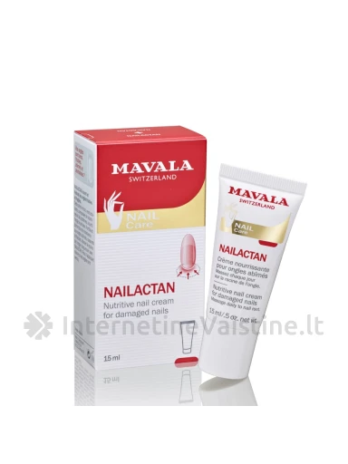 MAVALA Nailactan maitinamasis nagų kremas, 15 ml (tūb.), Vnt | internetinevaistine.lt
