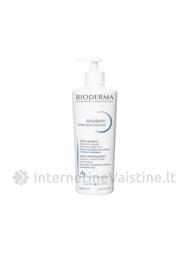 ATODERM INTENSIVE BAUME kremas emolientas s/atop. odai, 500 ml, N1 | internetinevaistine.lt