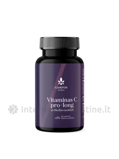 VITAMINAS C Prolong 500mg tab. N90, 90 vnt. | internetinevaistine.lt