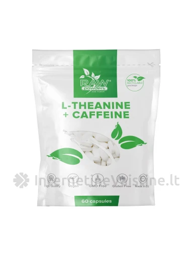 L-teaninas + Kofeinas (60 kapsulių), N1 | internetinevaistine.lt