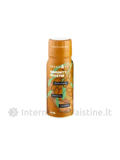 GREENIFY IMMUNITY BOOSTER, imuninei sistemai, 60 ml | internetinevaistine.lt